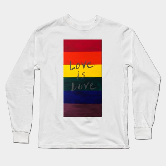 Love is Love - Original Long Sleeve T-Shirt by Anne Shannon Thompson Studio Art